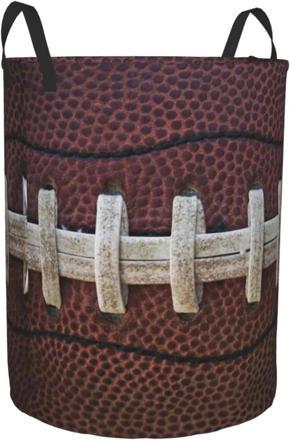 American football-themed waterproof foldable laundry basket for kids and adults