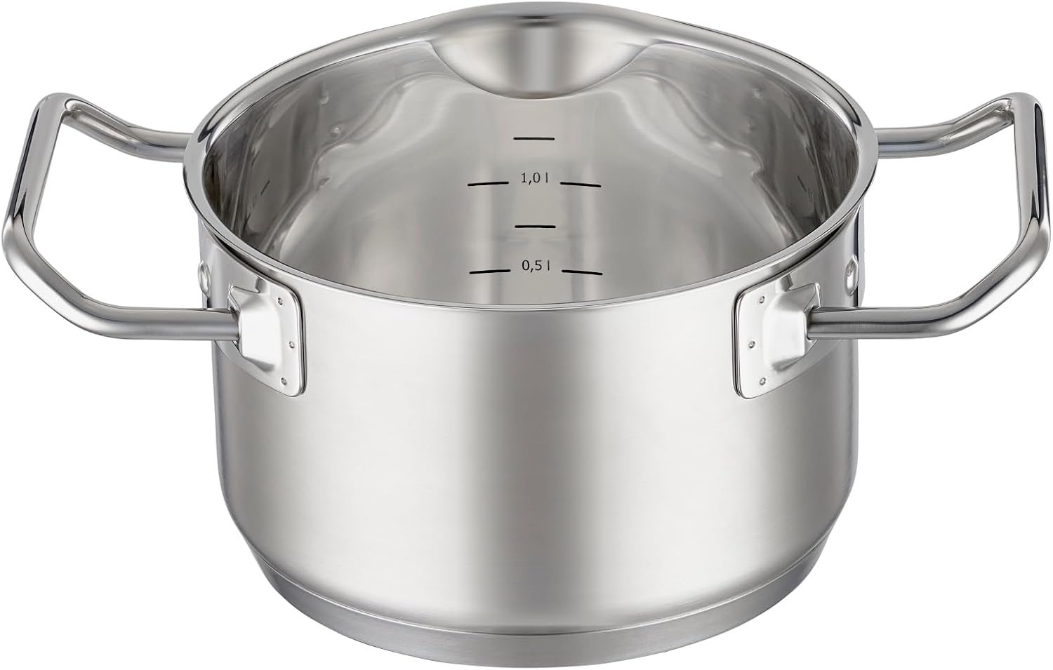 Rsle EXPERTISO 63-in 1810 SS Casserole Pot with Glass Lid