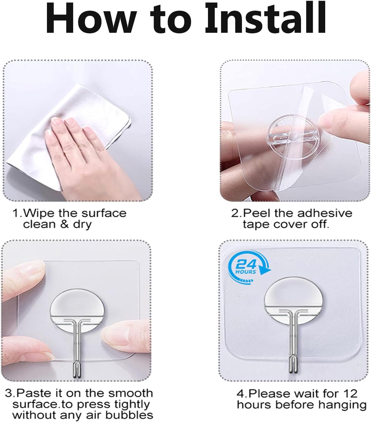 JINSHUNFA Adhesive Hooks
