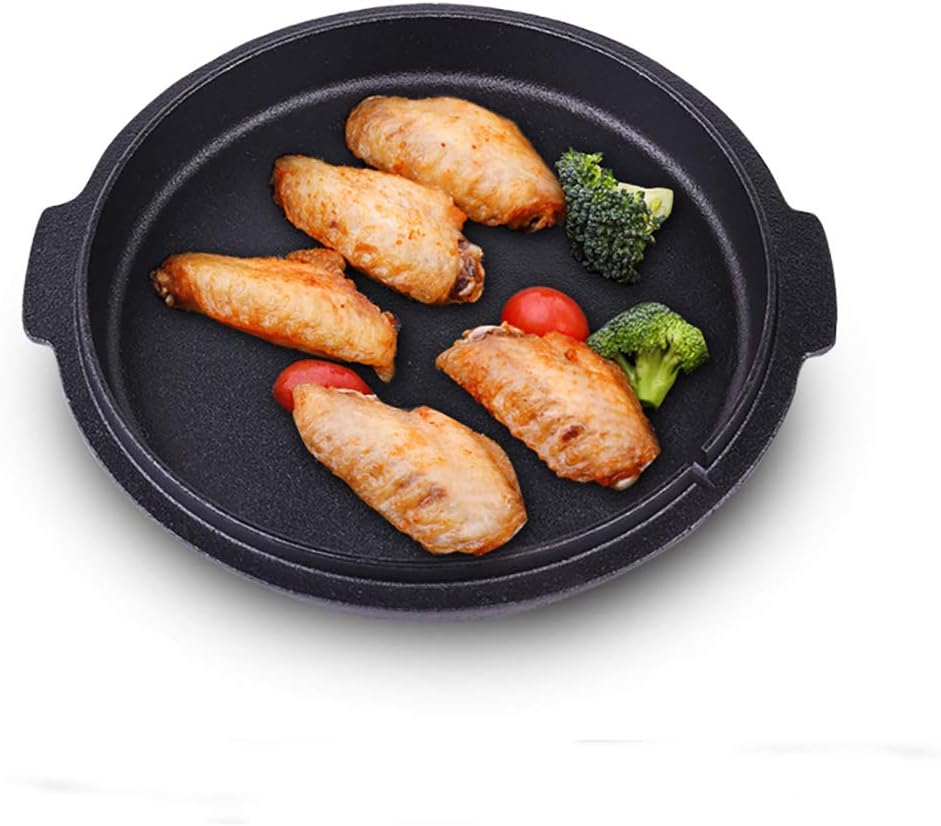 25CM Black Cast Iron Saucepan for Gas Stove