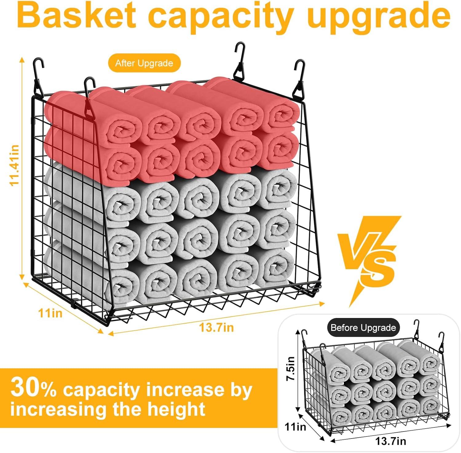Stay Organized with the Sonyabecca 4-Pack Laundry Basket Set