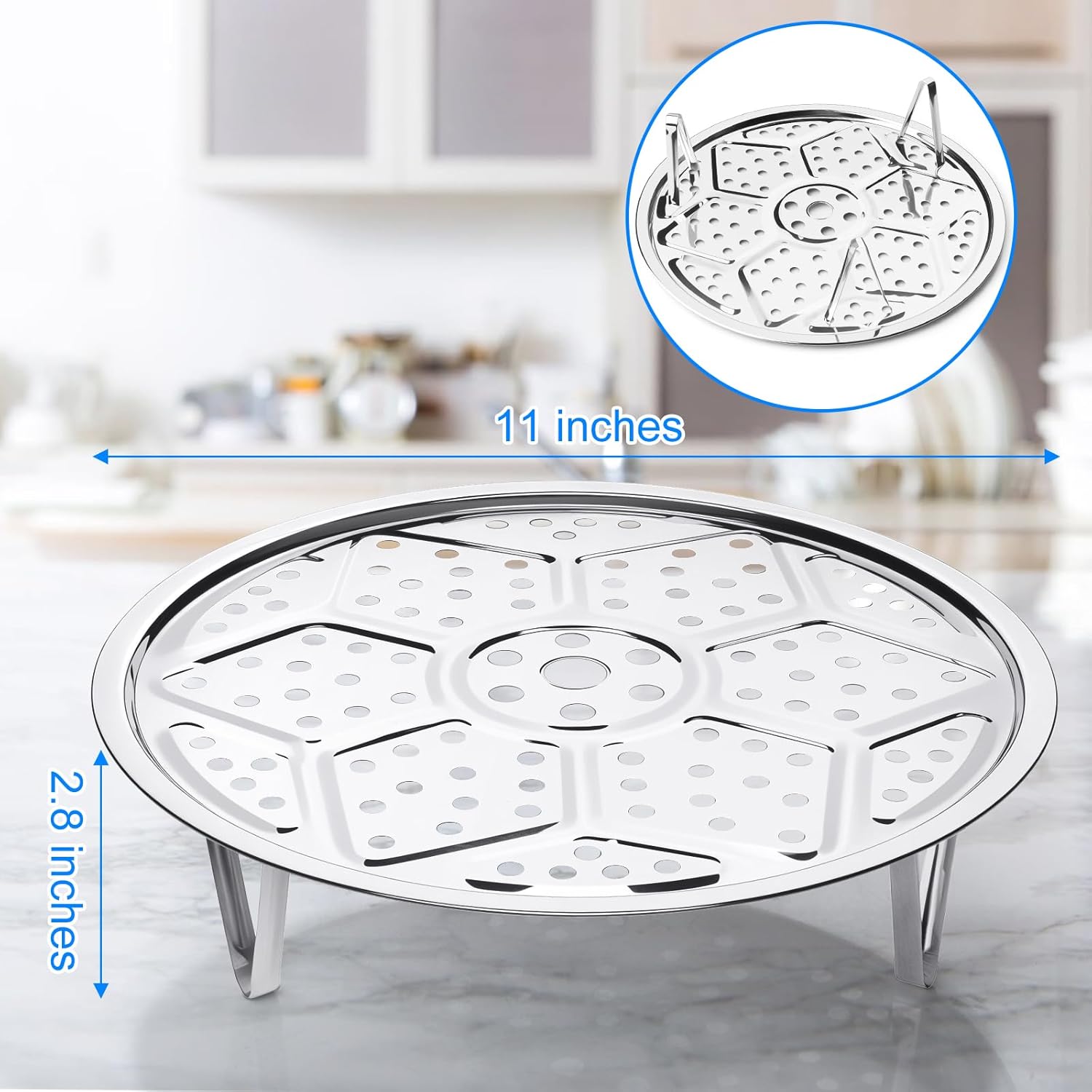 2-Piece Stainless Steel Pressure Canner Rack