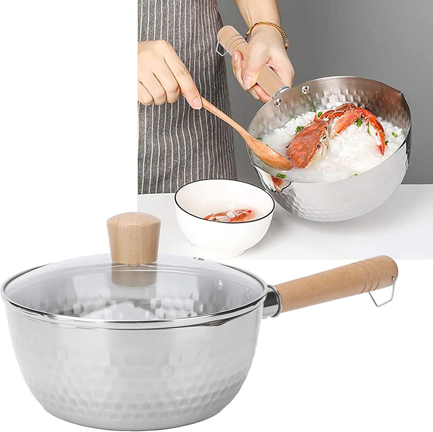 High-Quality 304 Stainless Steel Saucepan Premium Cooking Companion
