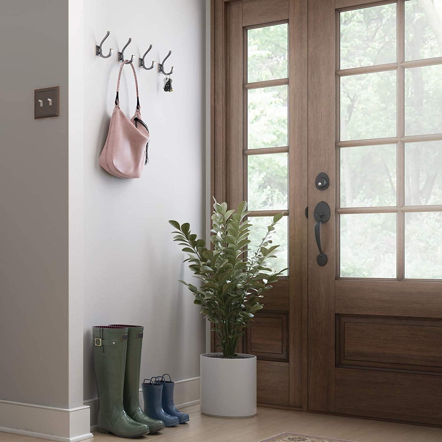 Compact Durable Coathook for Storage
