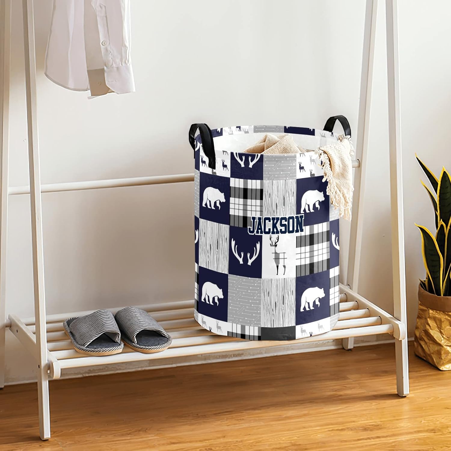 Personalized Travel Laundry Basket