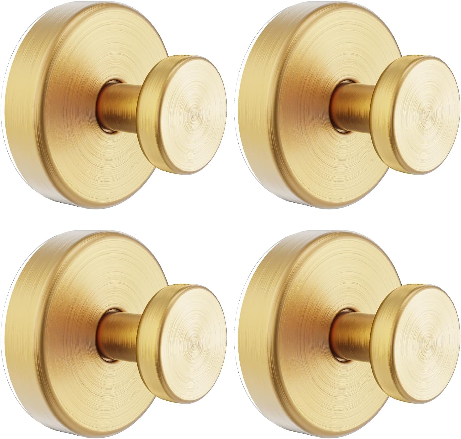Suction Cup Hooks for Bathroom More - Gold Pack