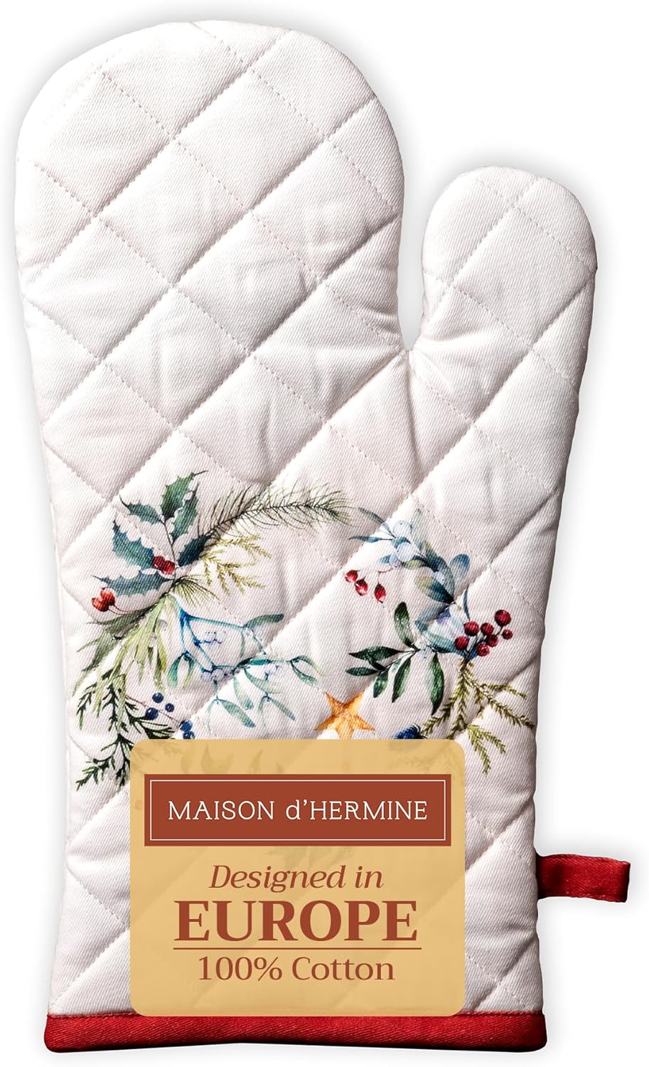 Maison dHermine Oven Mitts Heat-Resistant Cotton Gloves