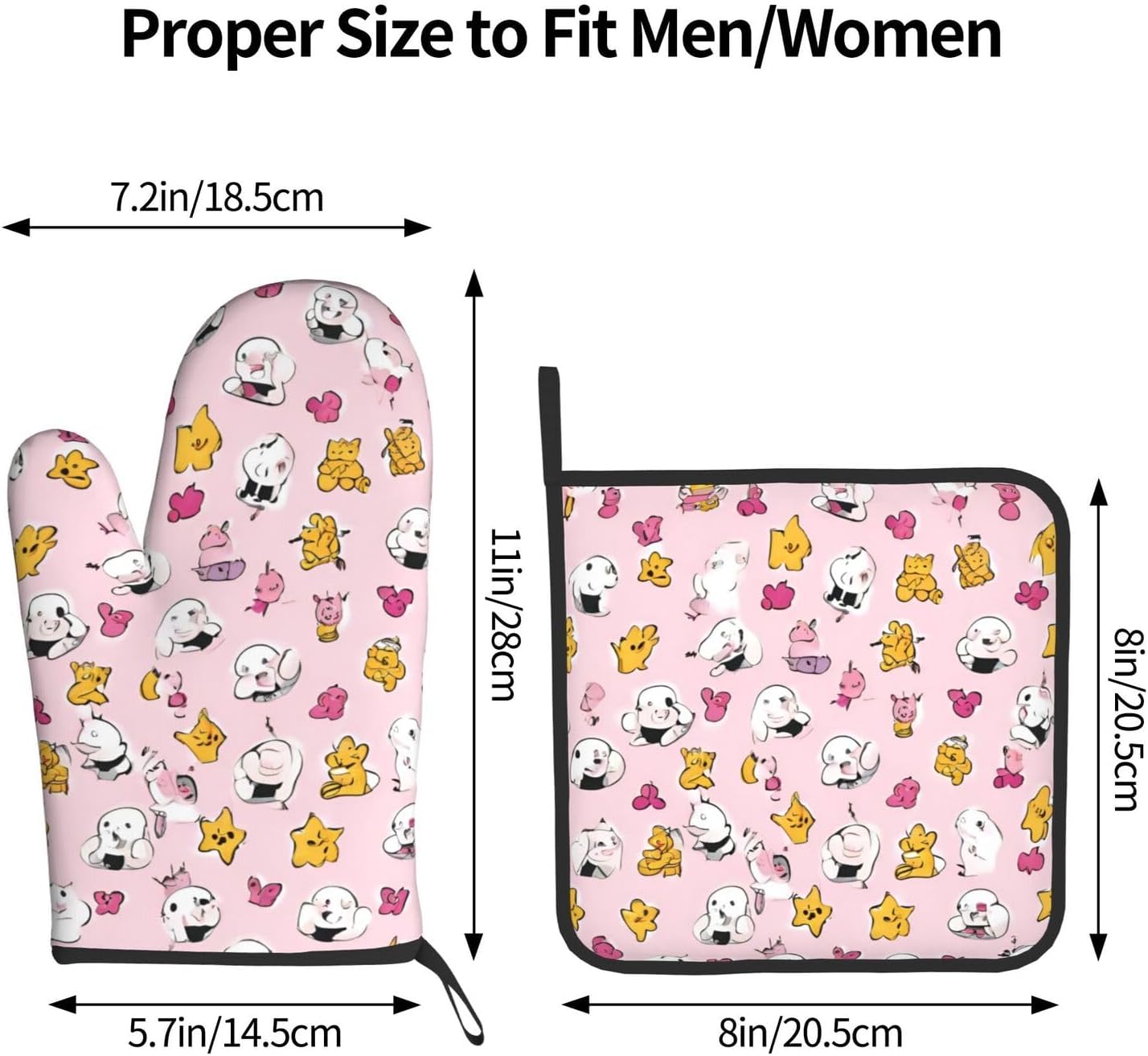Versatile Kitchen Set with Oven Mitt Pot Holder