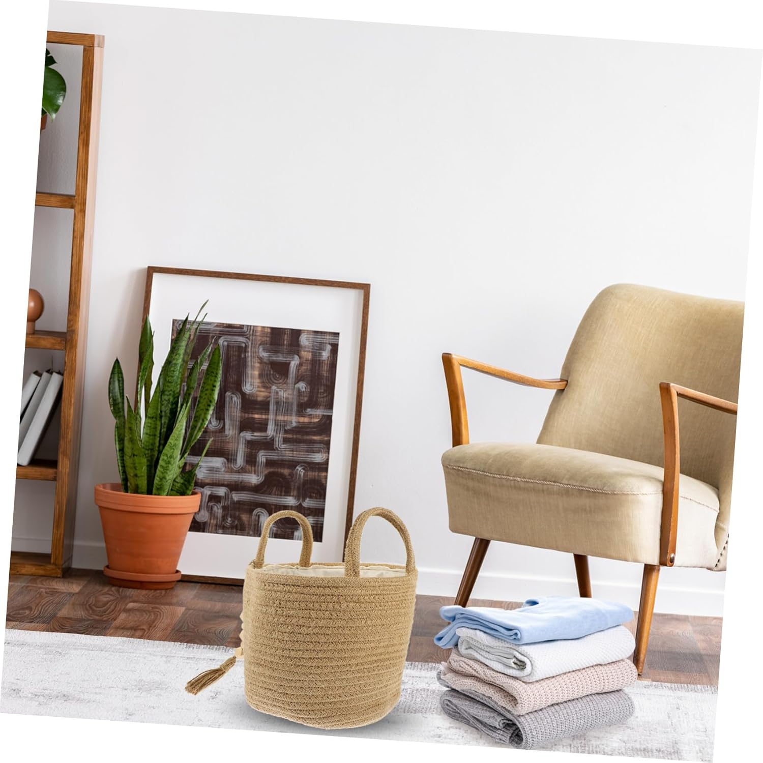 Stylish Functional Rope Laundry Basket