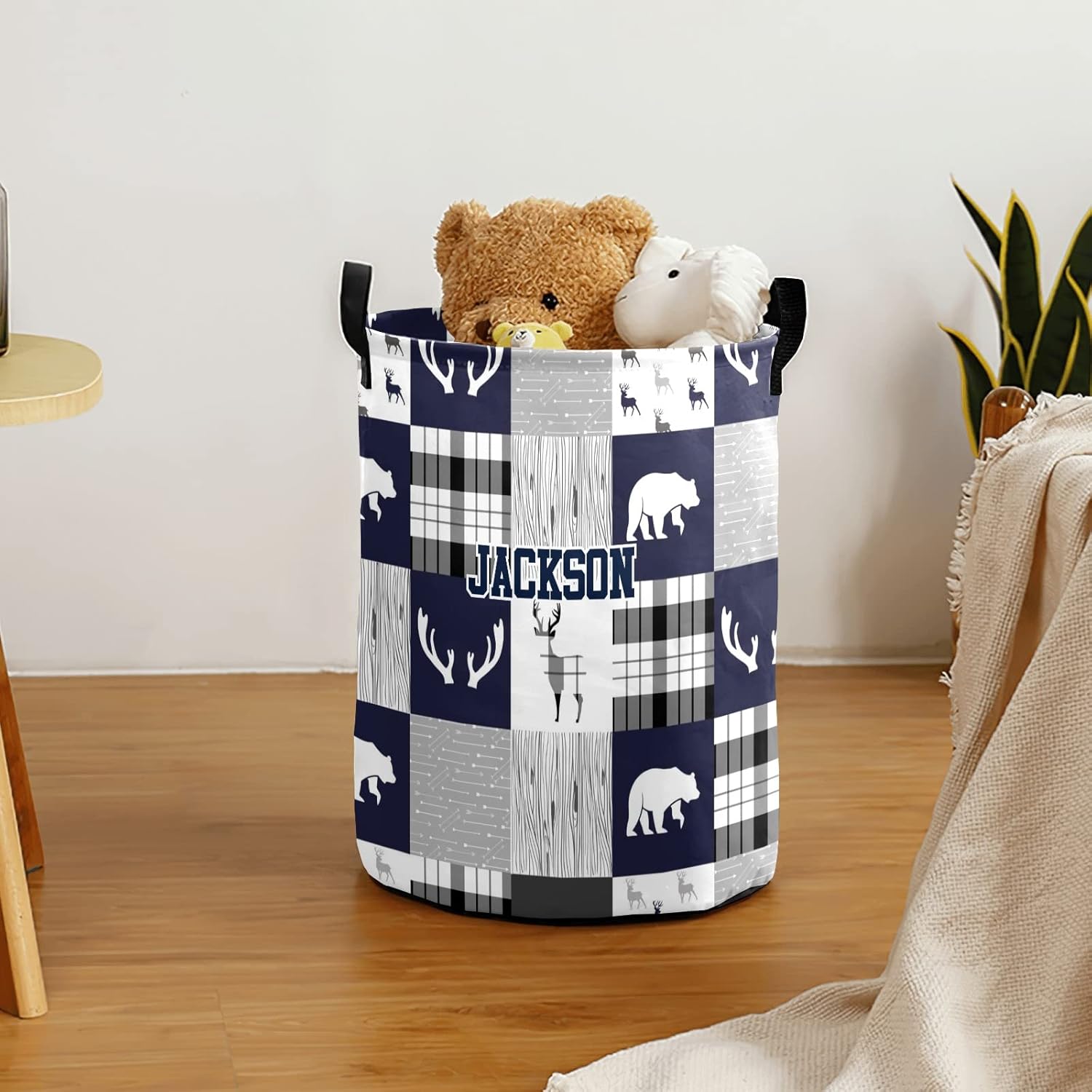 Personalized Travel Laundry Basket