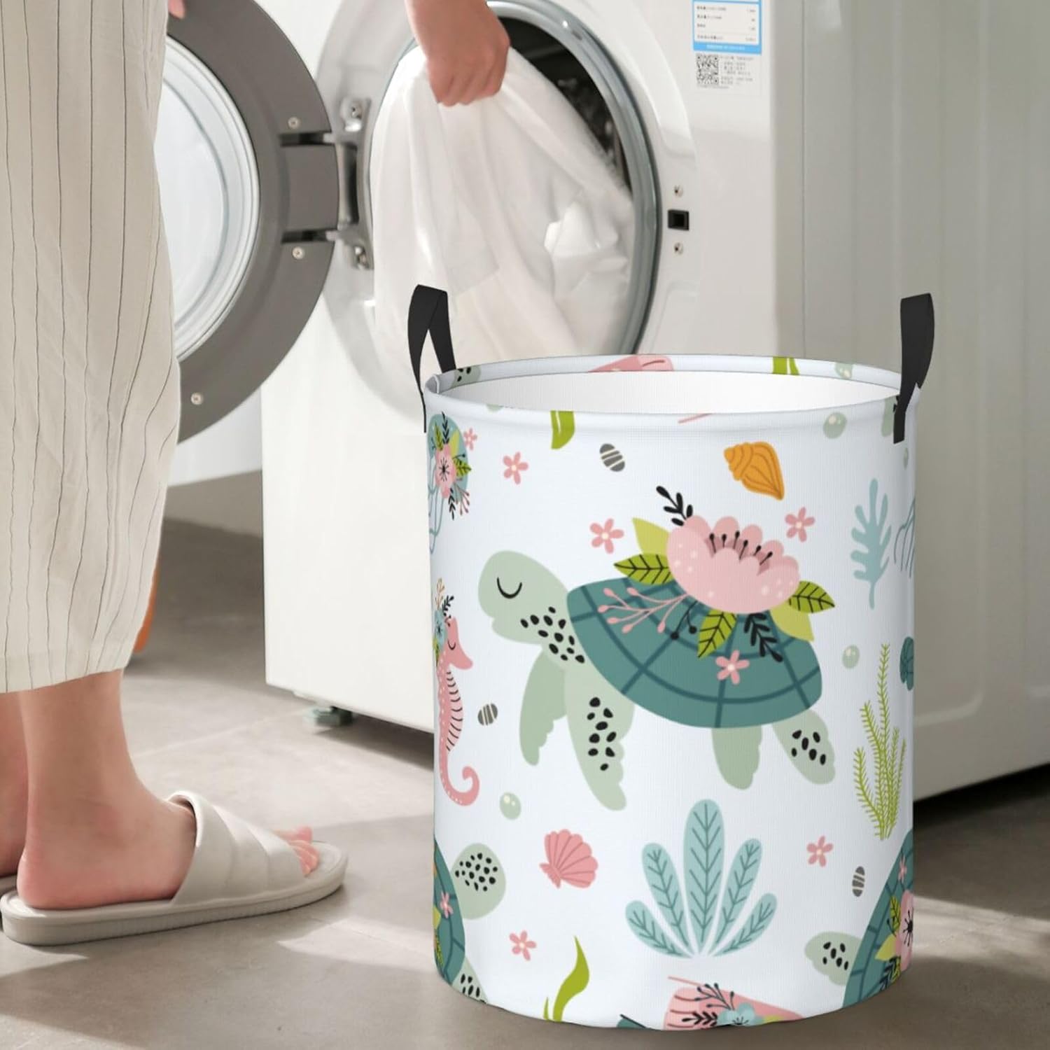 Turtle Laundry Hamper