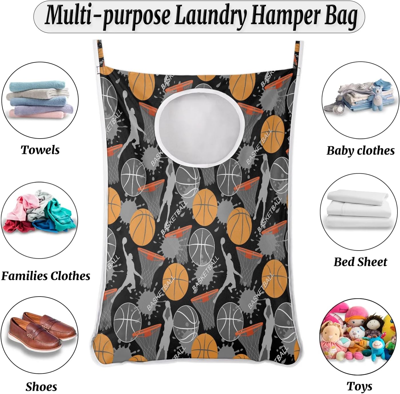 Ioracida Hanging Laundry Hamper