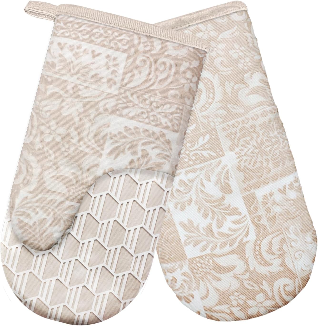 Alselo Heat-Resistant Oven Mitts Set of 2