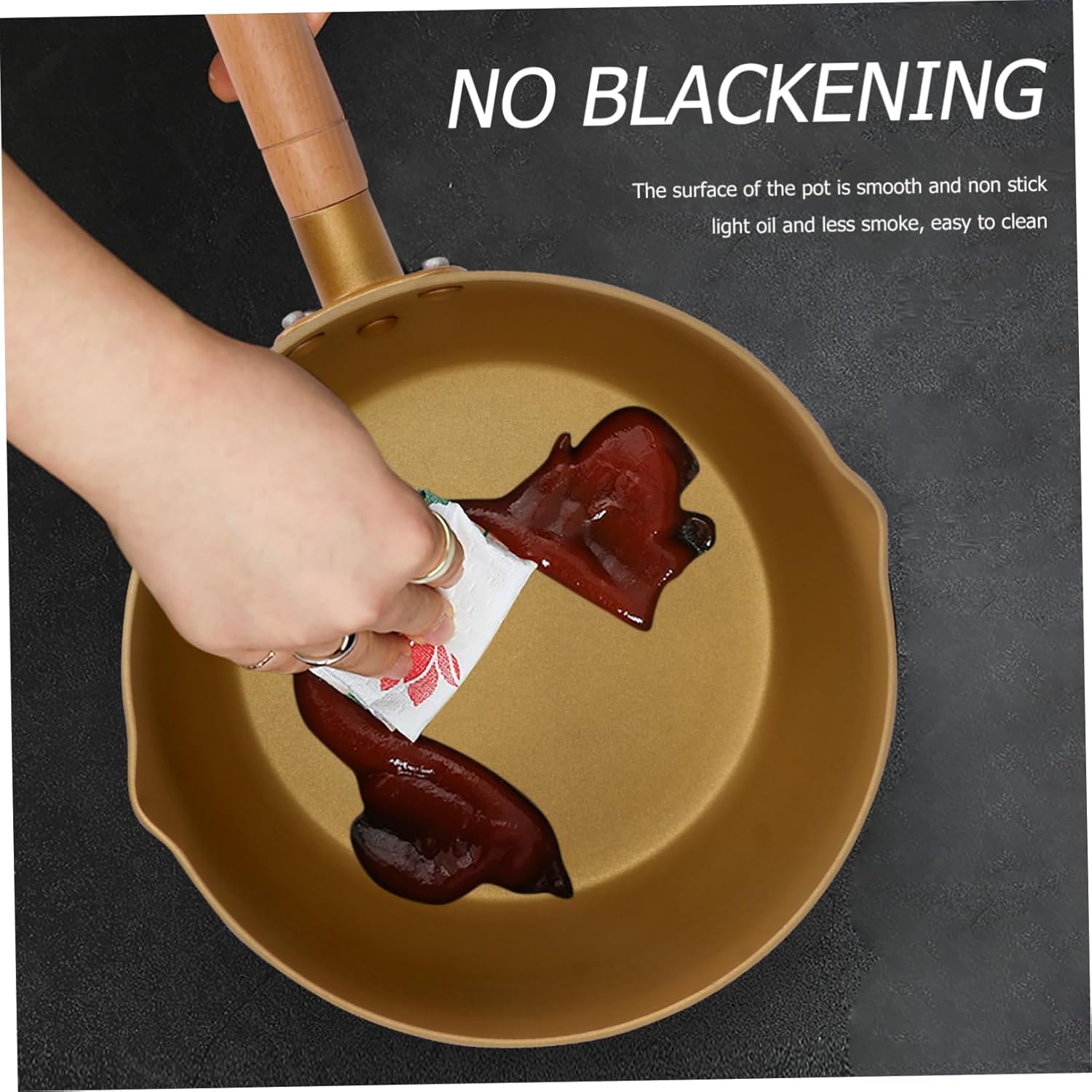 Galneck Snow Pan Small Pot Multi-functional Compact Cooking Pot