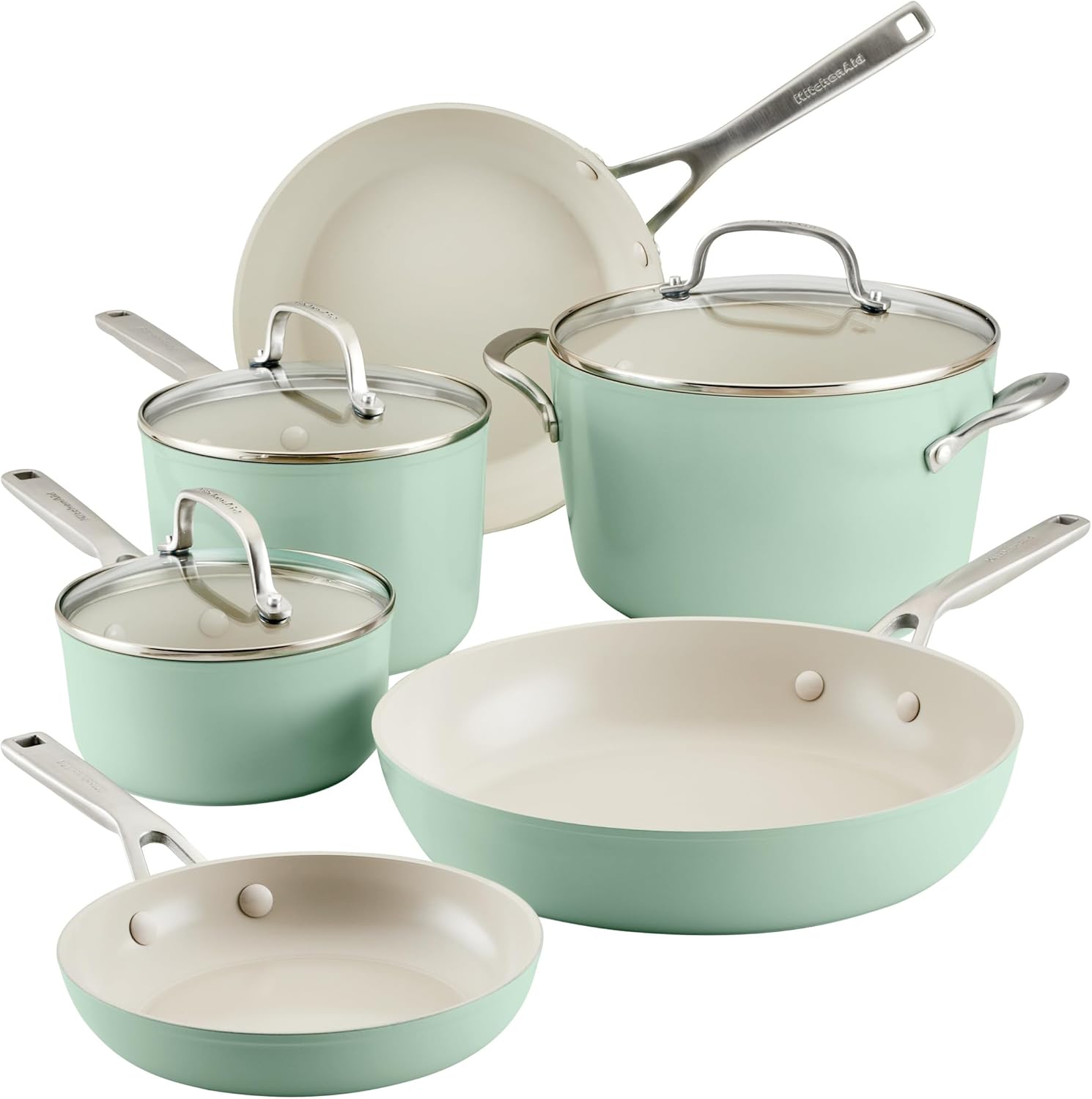 Versatile 9-Piece Cookware Set for Perfect Cooking Baking in Style