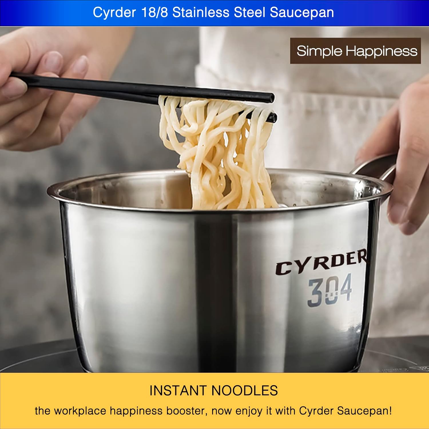 17 Quart Saupton with Steamer lid for Cooking and Steaming