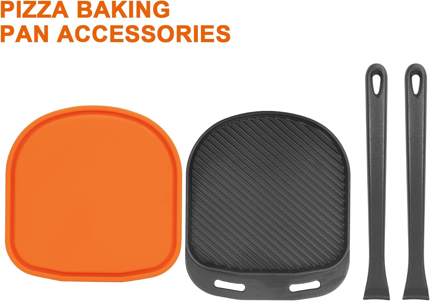 MixRBBQ Cast Iron Grizzler Pan with Silicone Mat and Handles