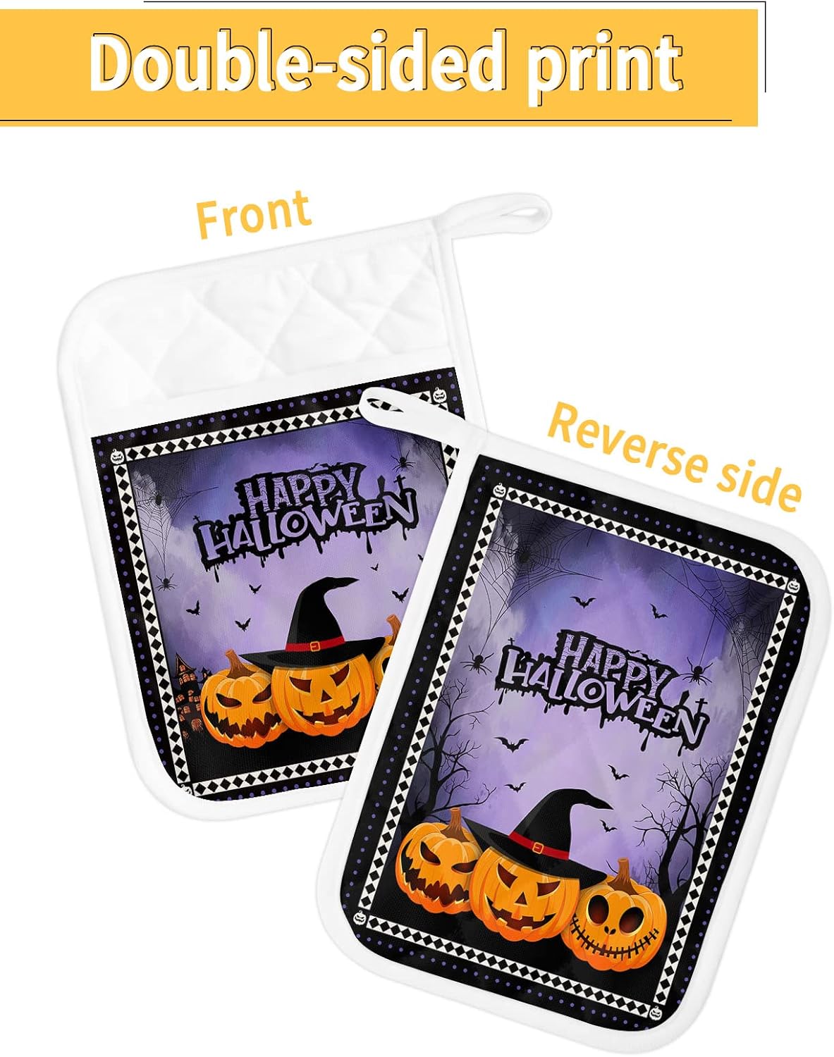 Pumpkins Spooky Pot Holder Set