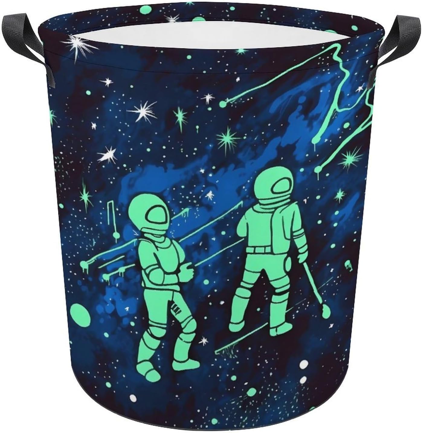 Glow-in-the-Dark Collapsible Laundry Hamper