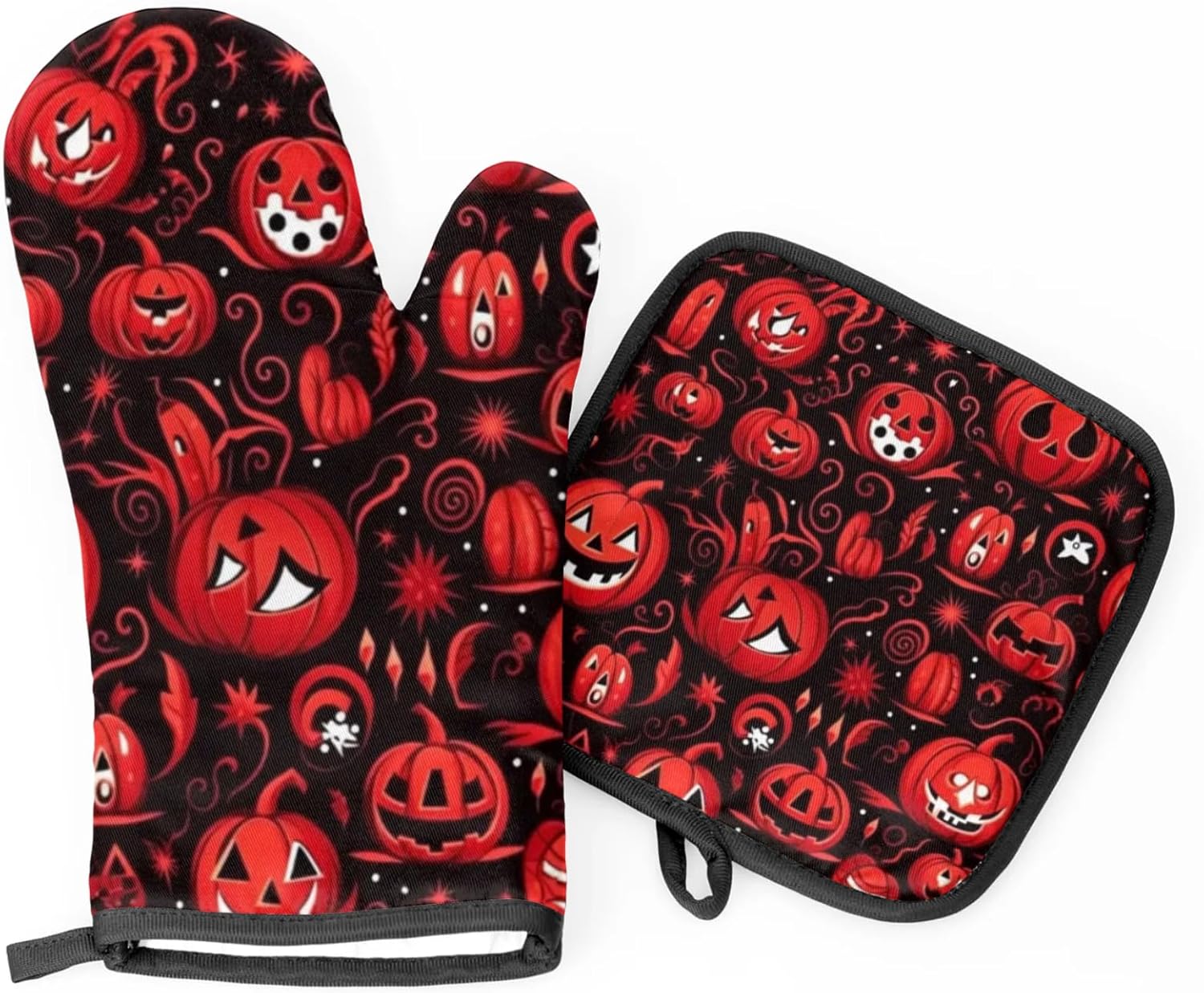 Secure Heat-Resistant Gloves for Halloween Treats