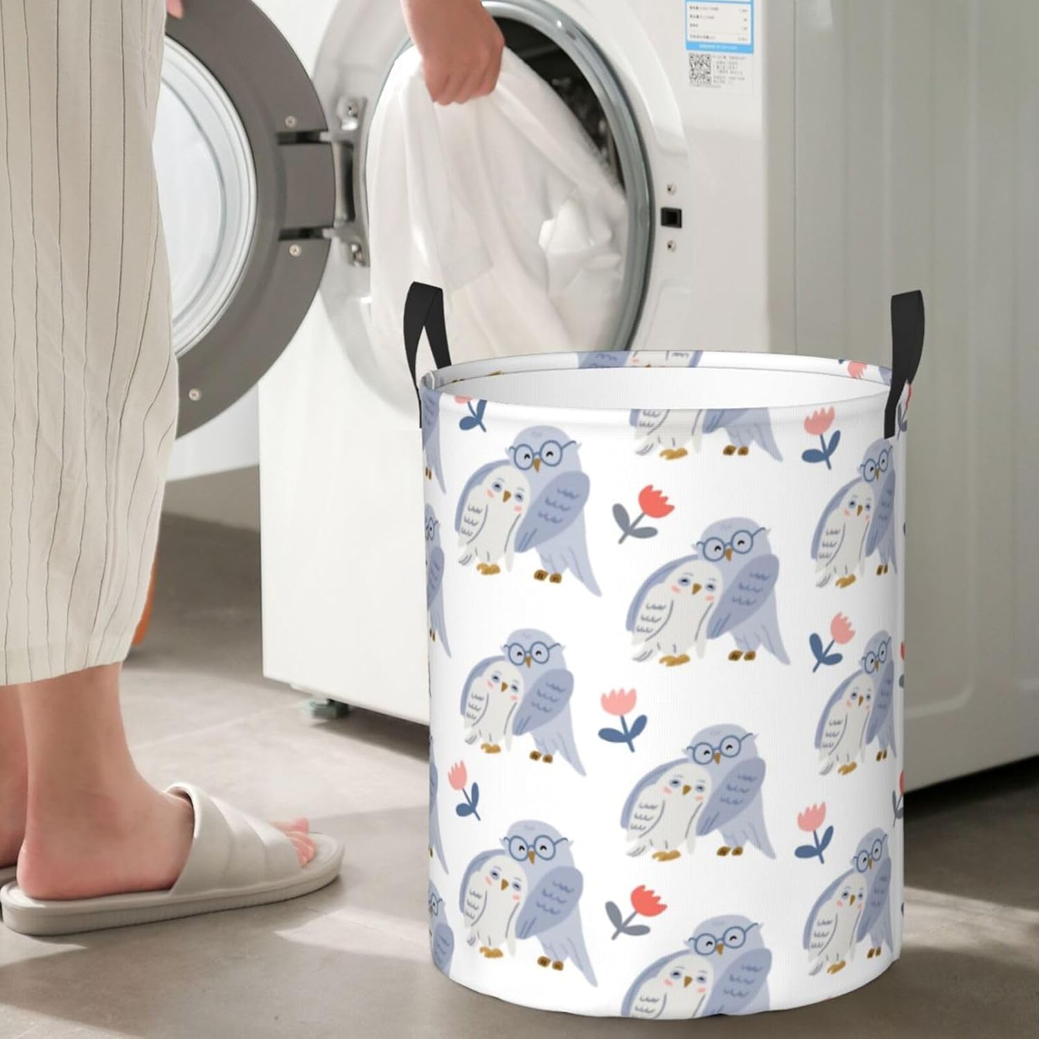 AFHYZY Owl Laundry Hamper