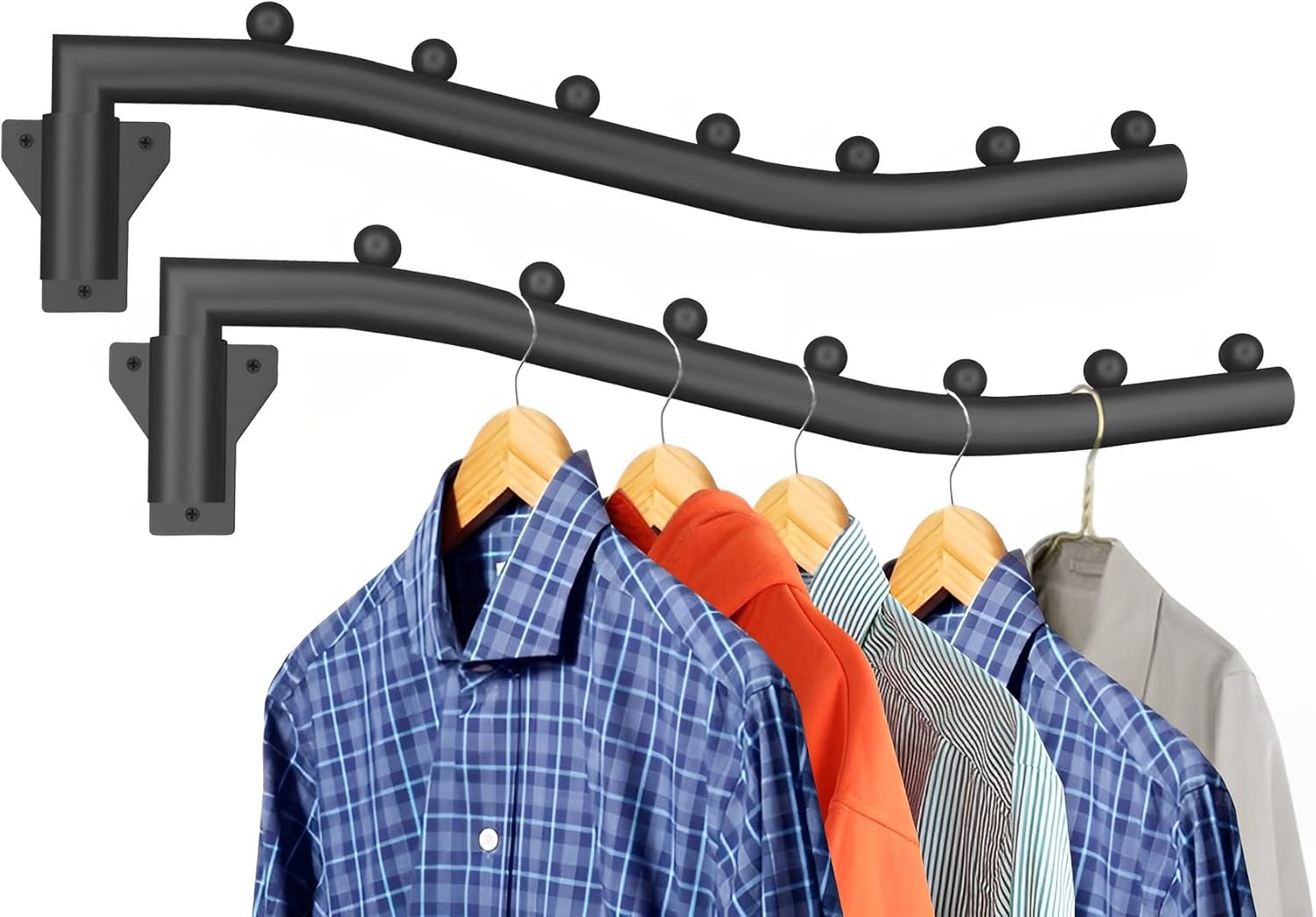 Instant Clothes Closet - Space-Saving Folding Clothes Hanger Rack