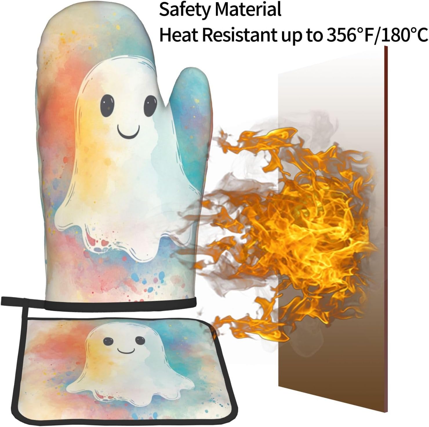 Gjieliness Halloween Oven Mitts Pot Holders
