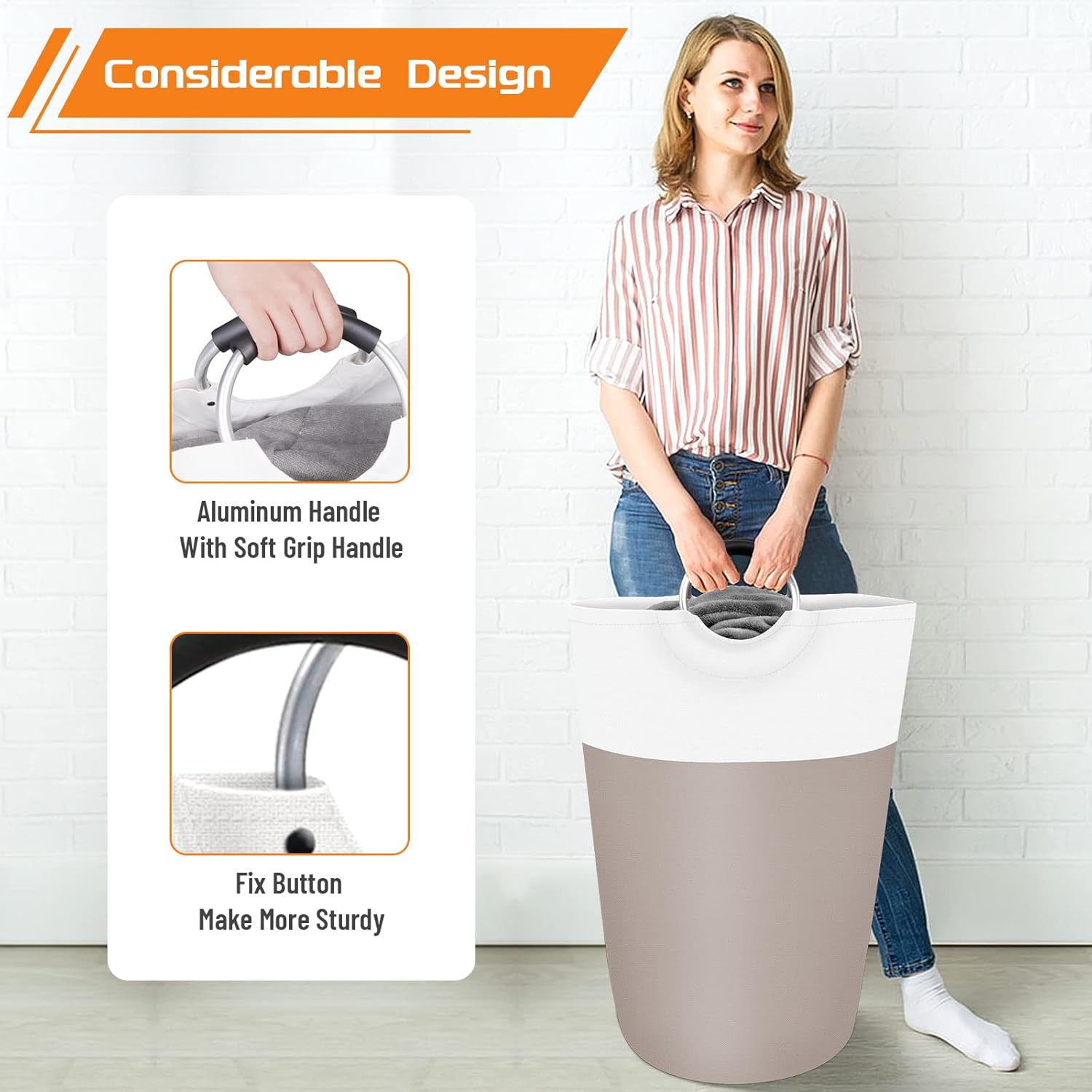 BlissTotes 75L Collapsible Laundry Basket