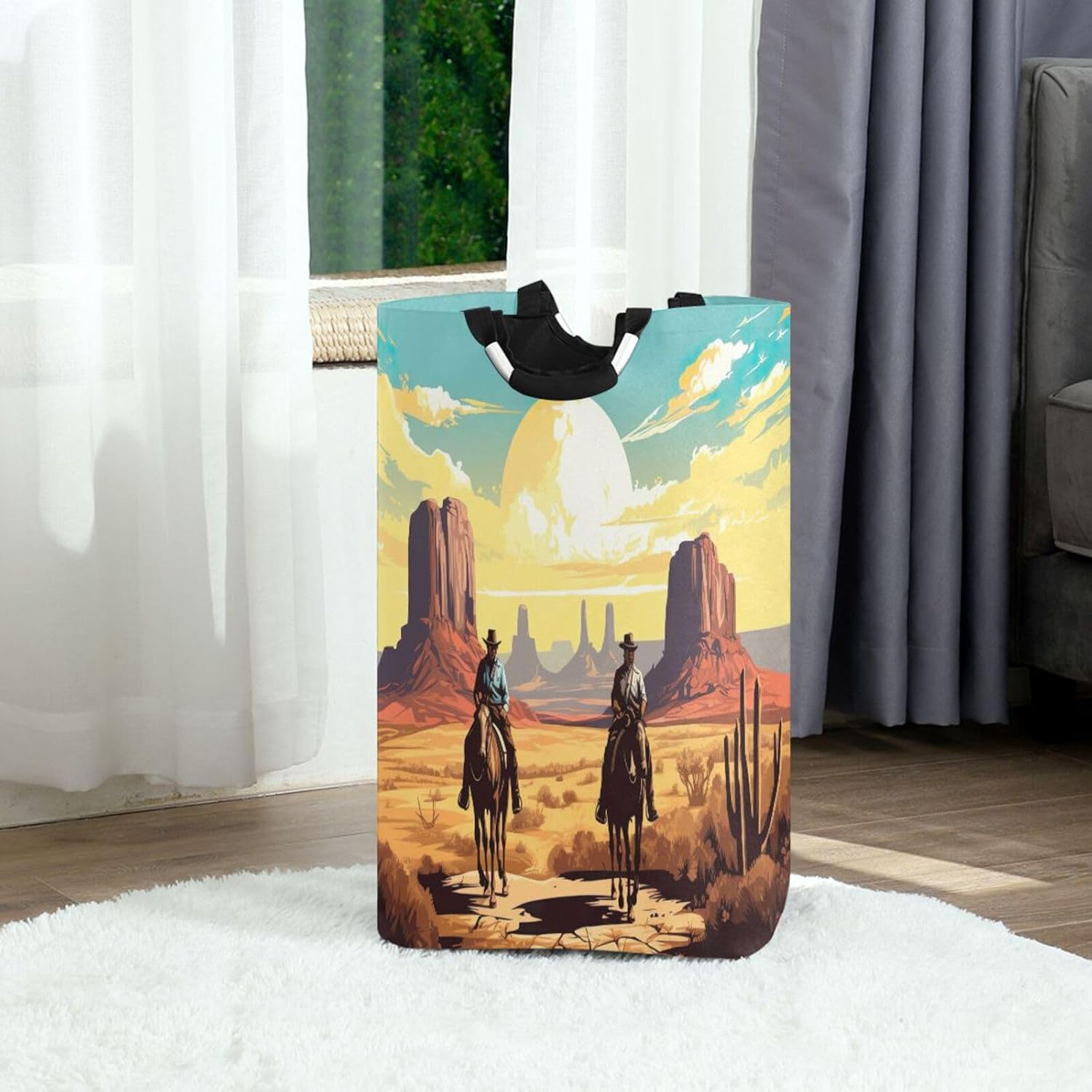 Kigai Collapsible Laundry Basket with Handles statements