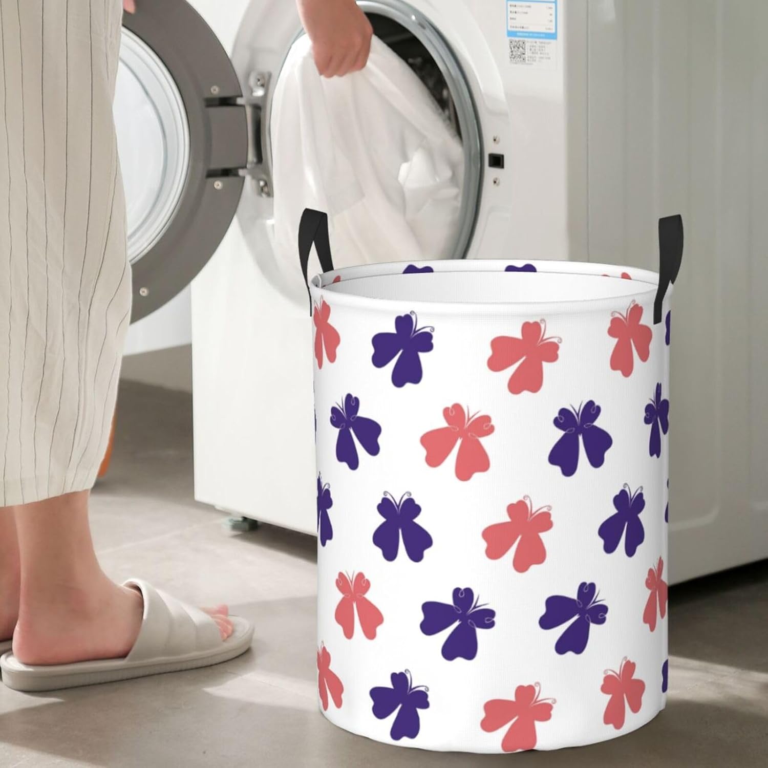 AFHYZY Butterfly Laundry Hamper