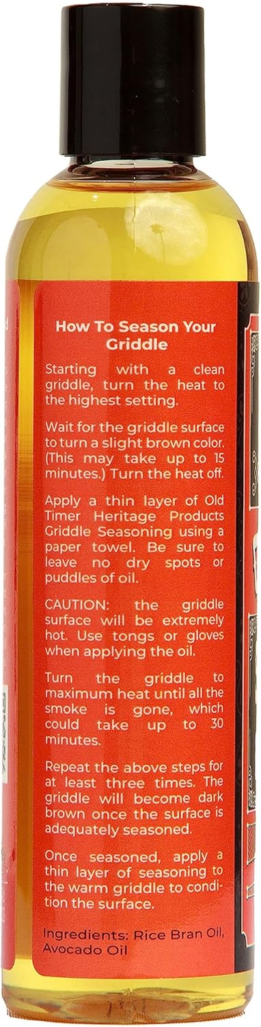 Grill with PrecisionHeritage Griddle Oil