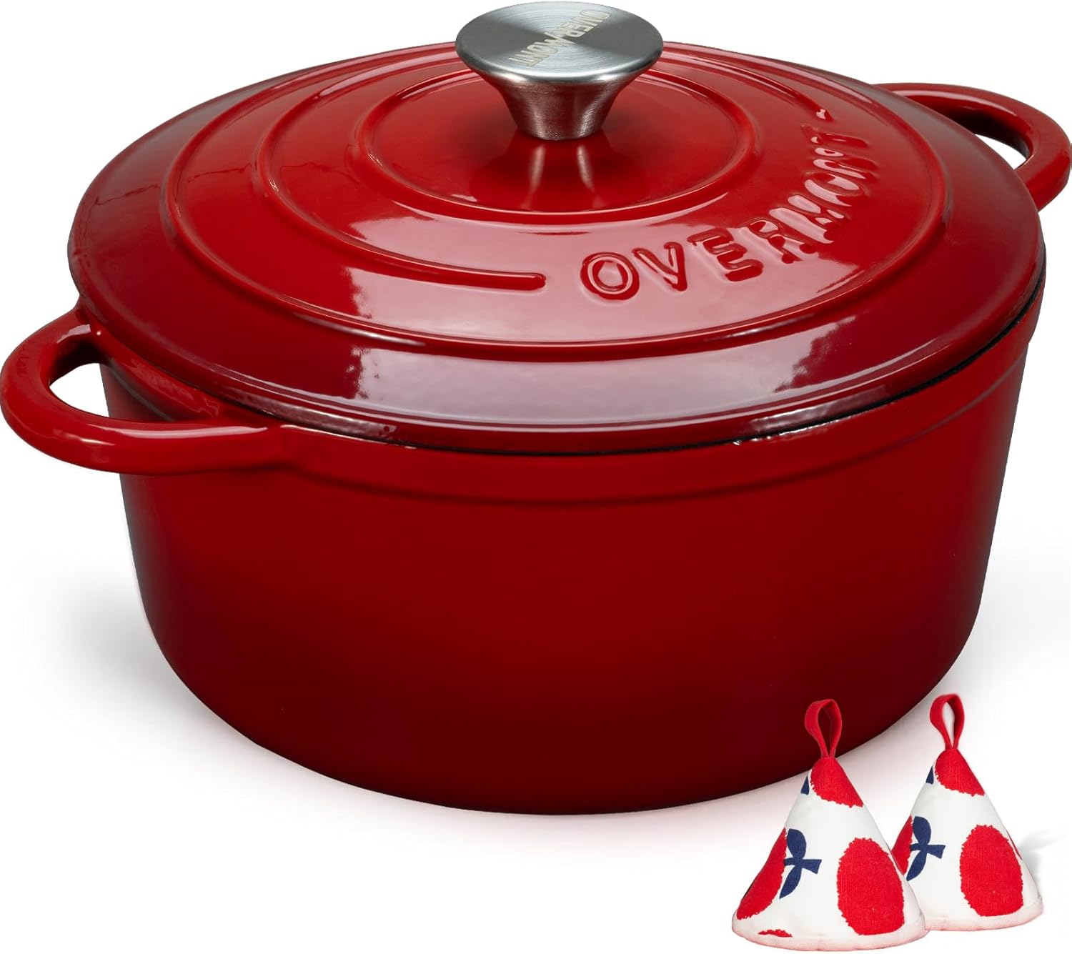 OvermontPremium Cast Iron Dutch Oven 55QT