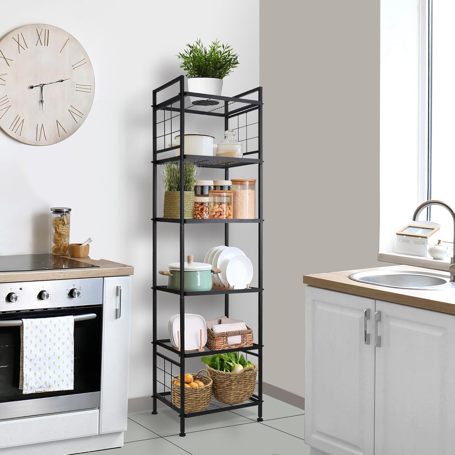 Sturdy Metal Storage Shelf