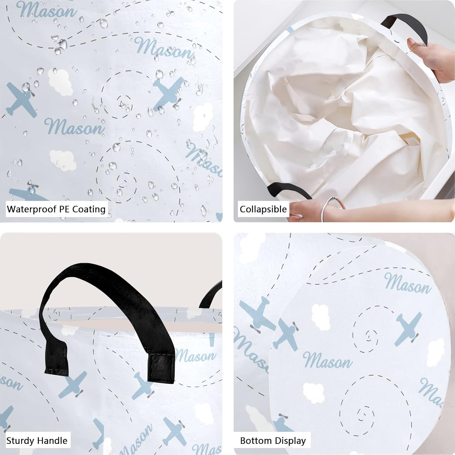 Personalized Laundry Basket