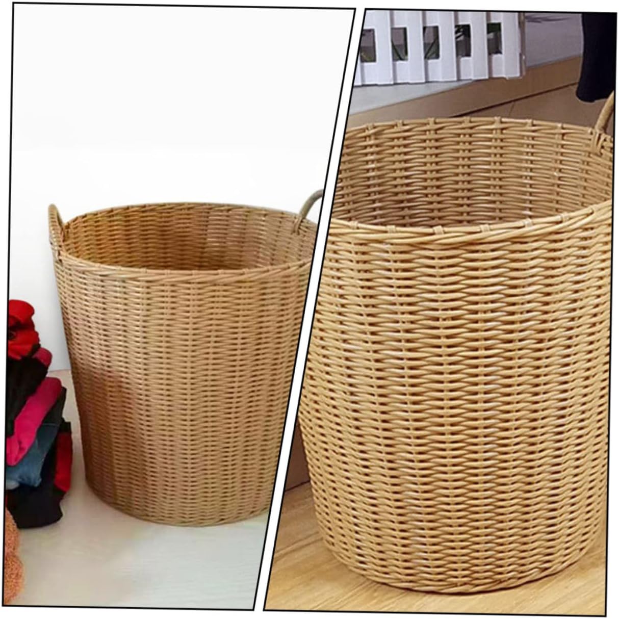 Sturdy Woven Laundry Basket