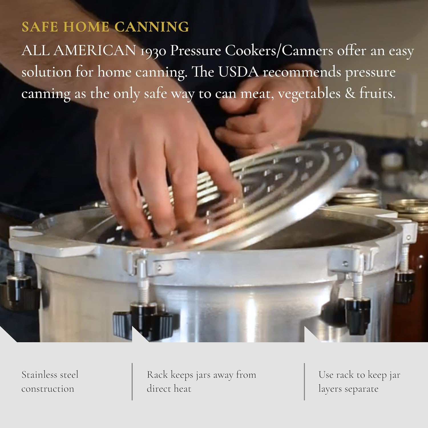 All American 1930 Canning Rack