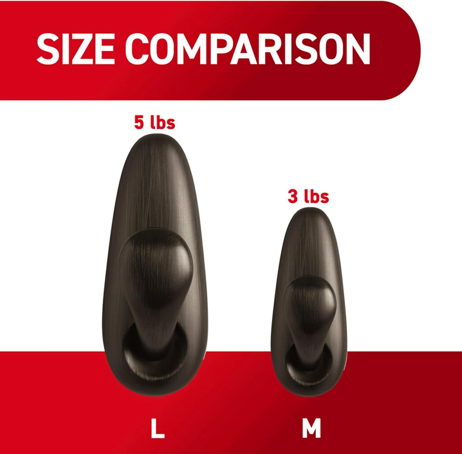 Command 5 LB Large Metal Hooks
