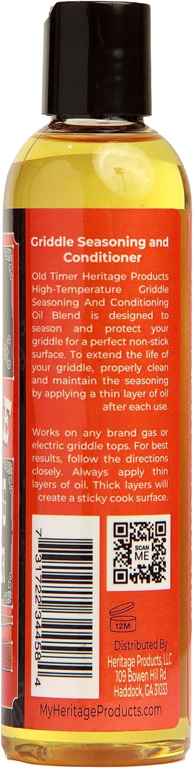 Grill with PrecisionHeritage Griddle Oil