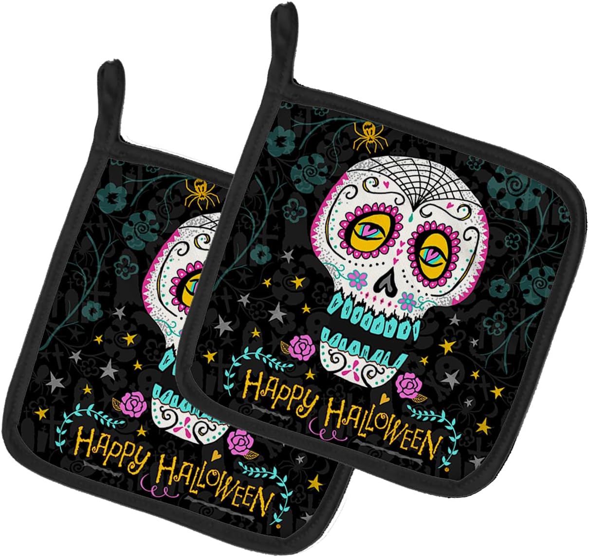 Oven-Proof Heat-Resistant Pair of 75x75 Pot Holders