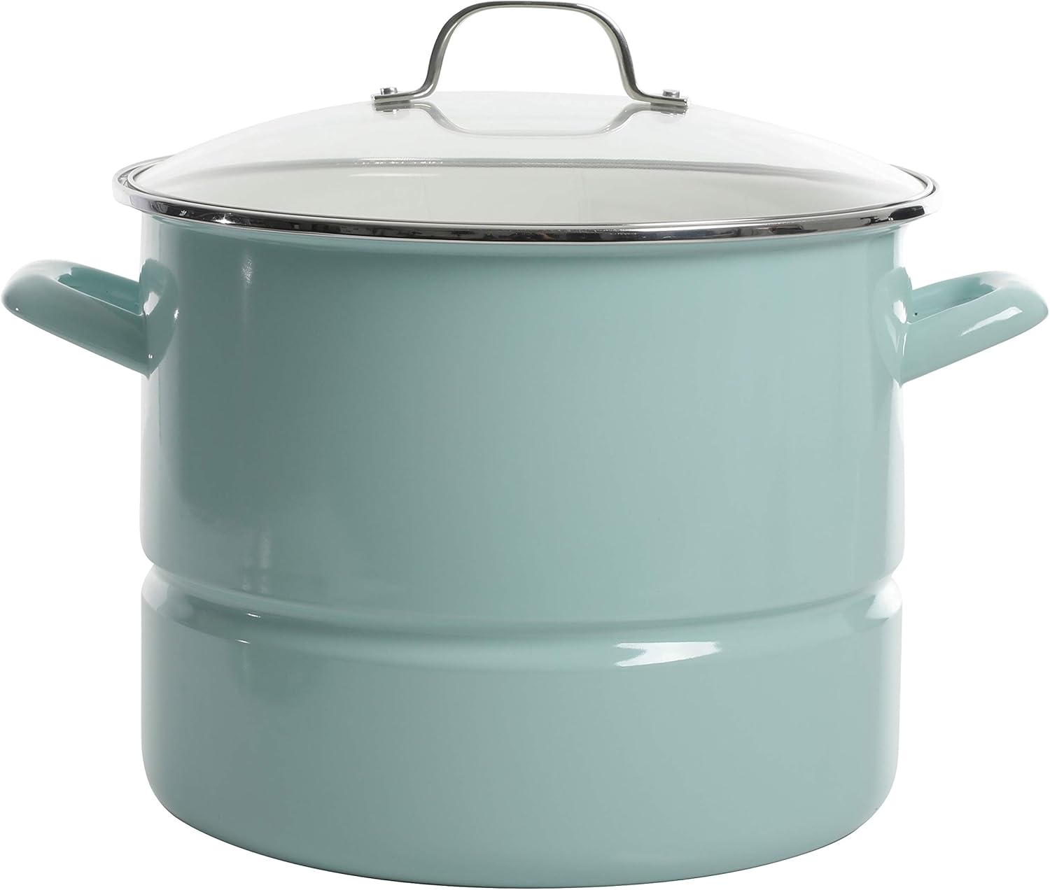 Kenmore 16-Quart Steam Pot with Insert and Lid Glacier Blue