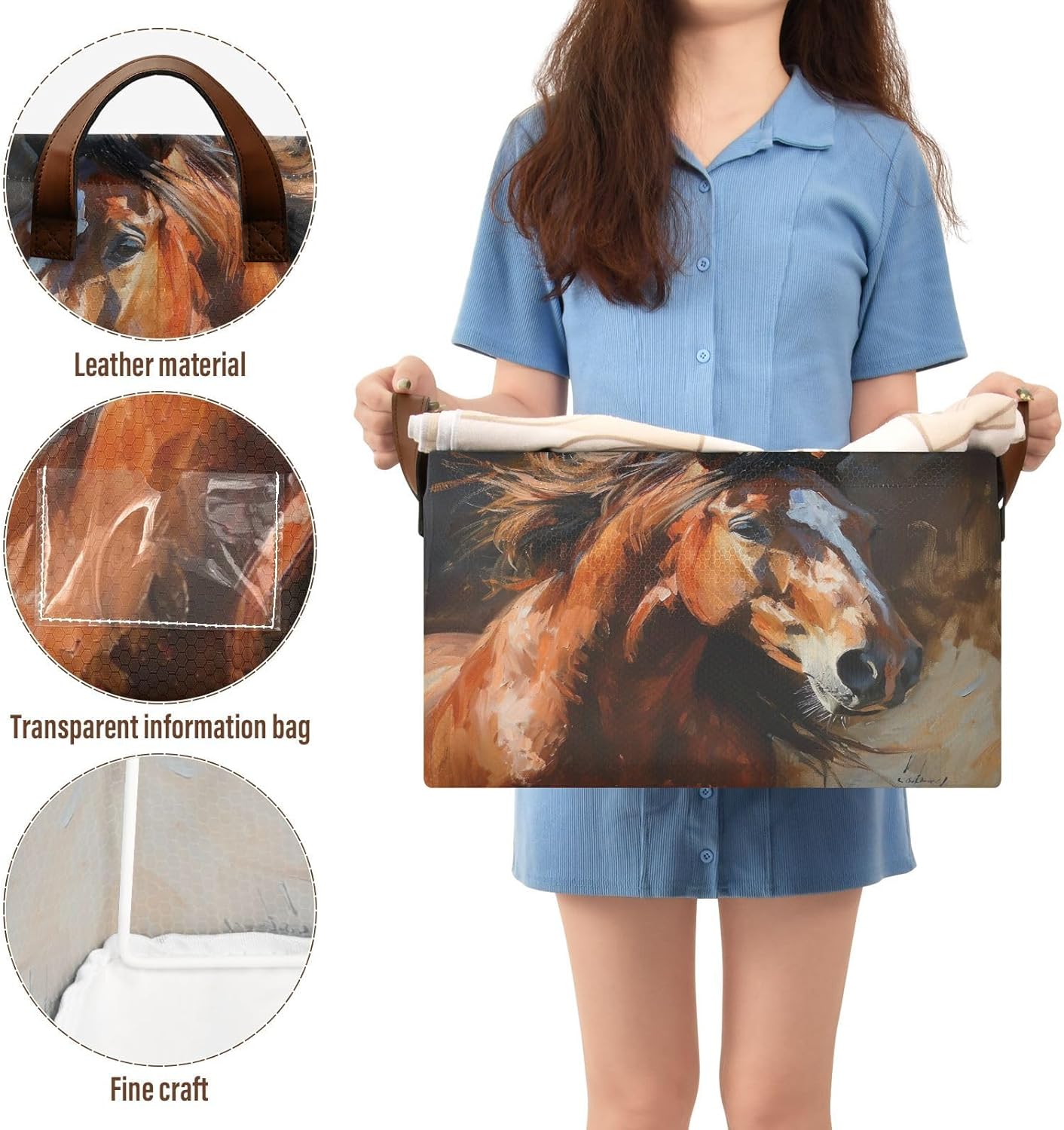 Horse Storage Basket - 32L Large