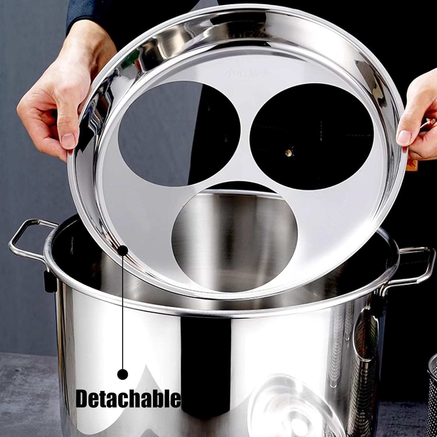 UNbit 234-Piece Stainless Steel Pasta Pot Set with Colander and Lid