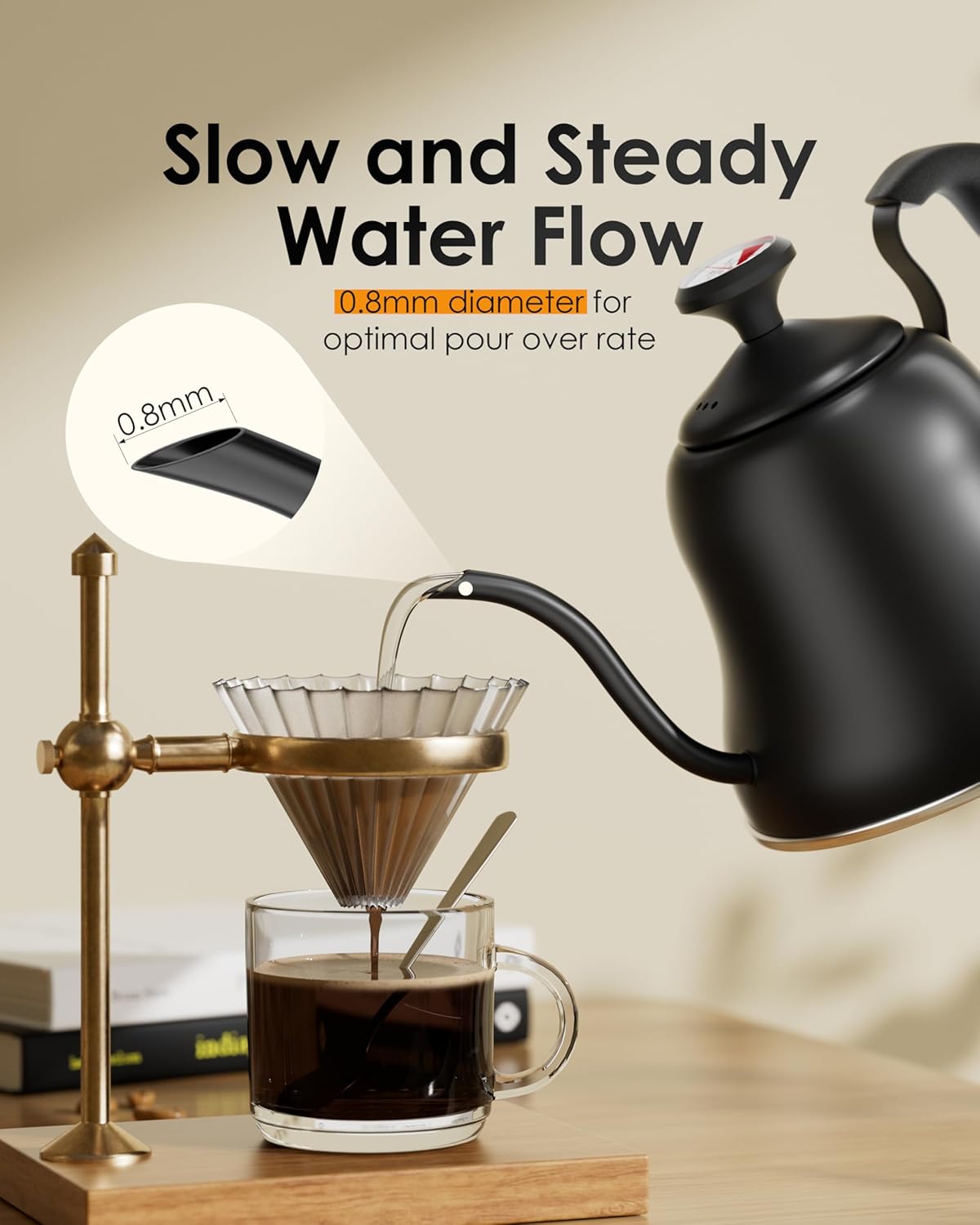 ChefBar Camping Coffee Kettle Compact Easy-Use Drip Coffee Maker