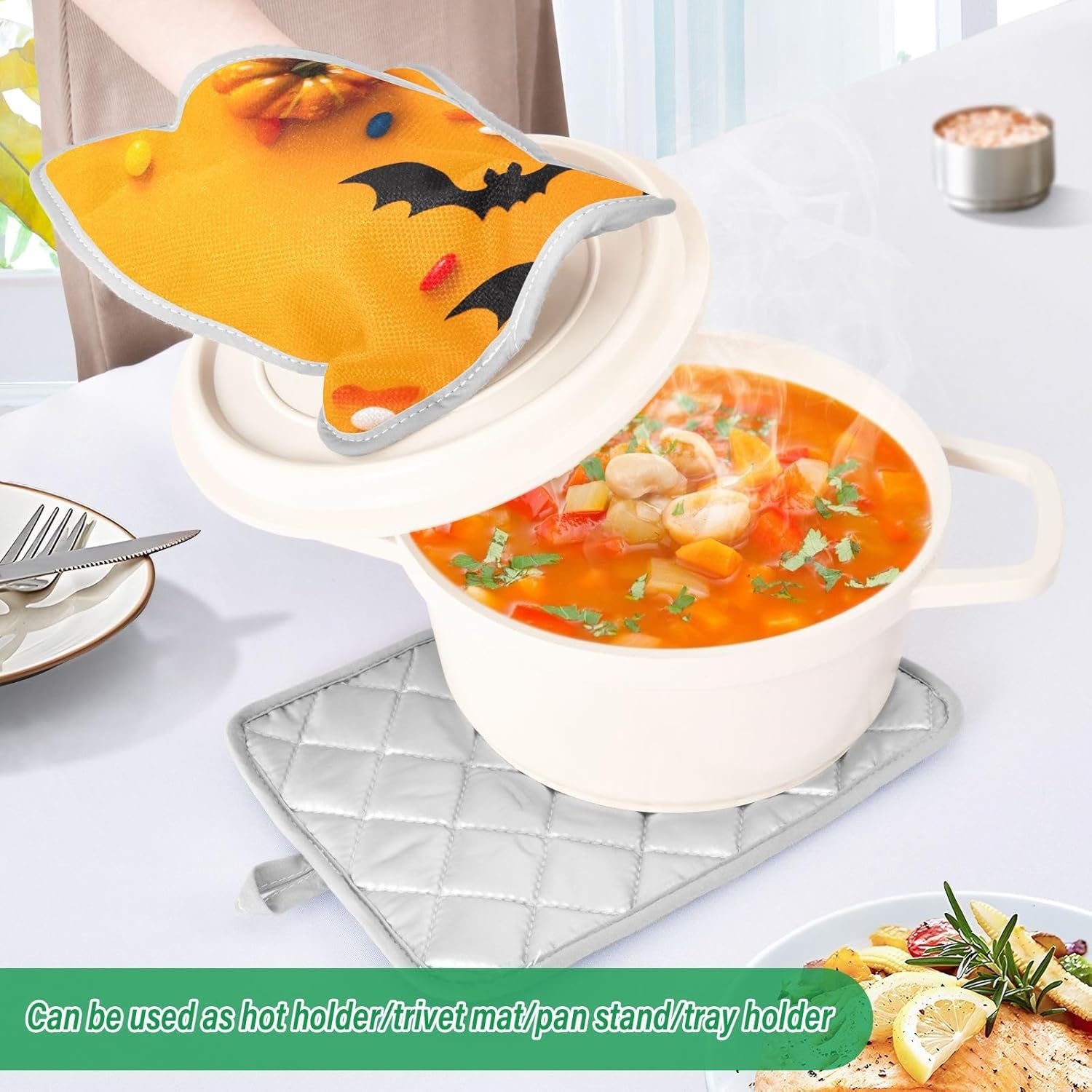 Happy Halloween 2-Piece Pot Holder Set