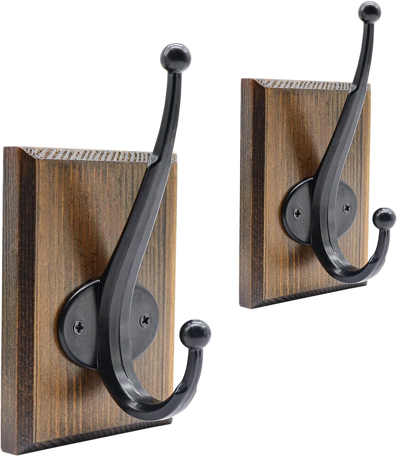 Rustic Farmhouse Towel Hooks 2 Pack