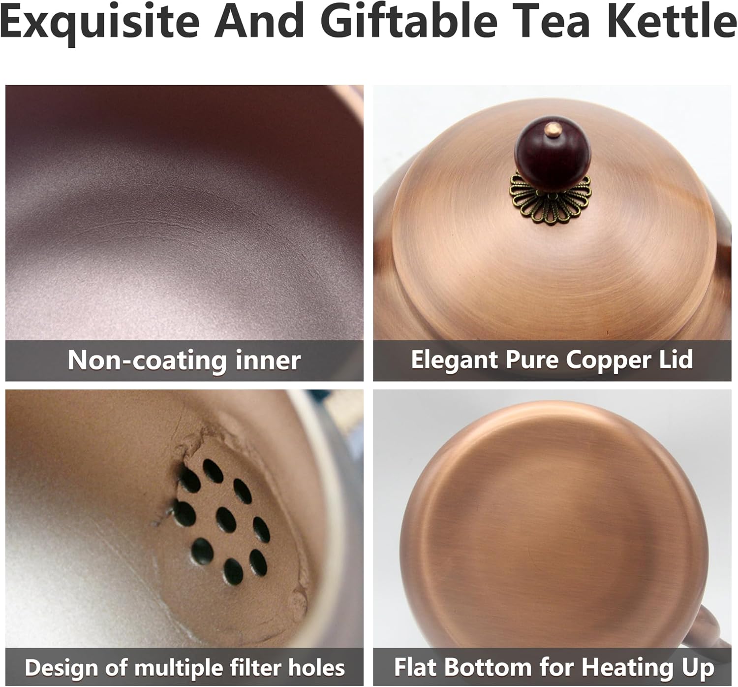 Copper Cup 541oz Tea Kettle