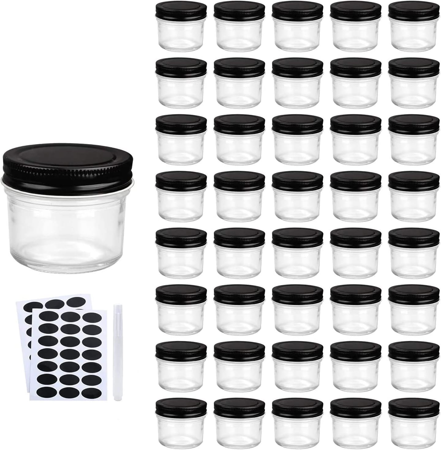 4oz Glass Jars Small Canning Jars