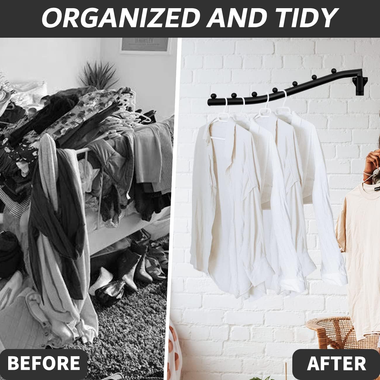 Instant Clothes Closet - Space-Saving Folding Clothes Hanger Rack