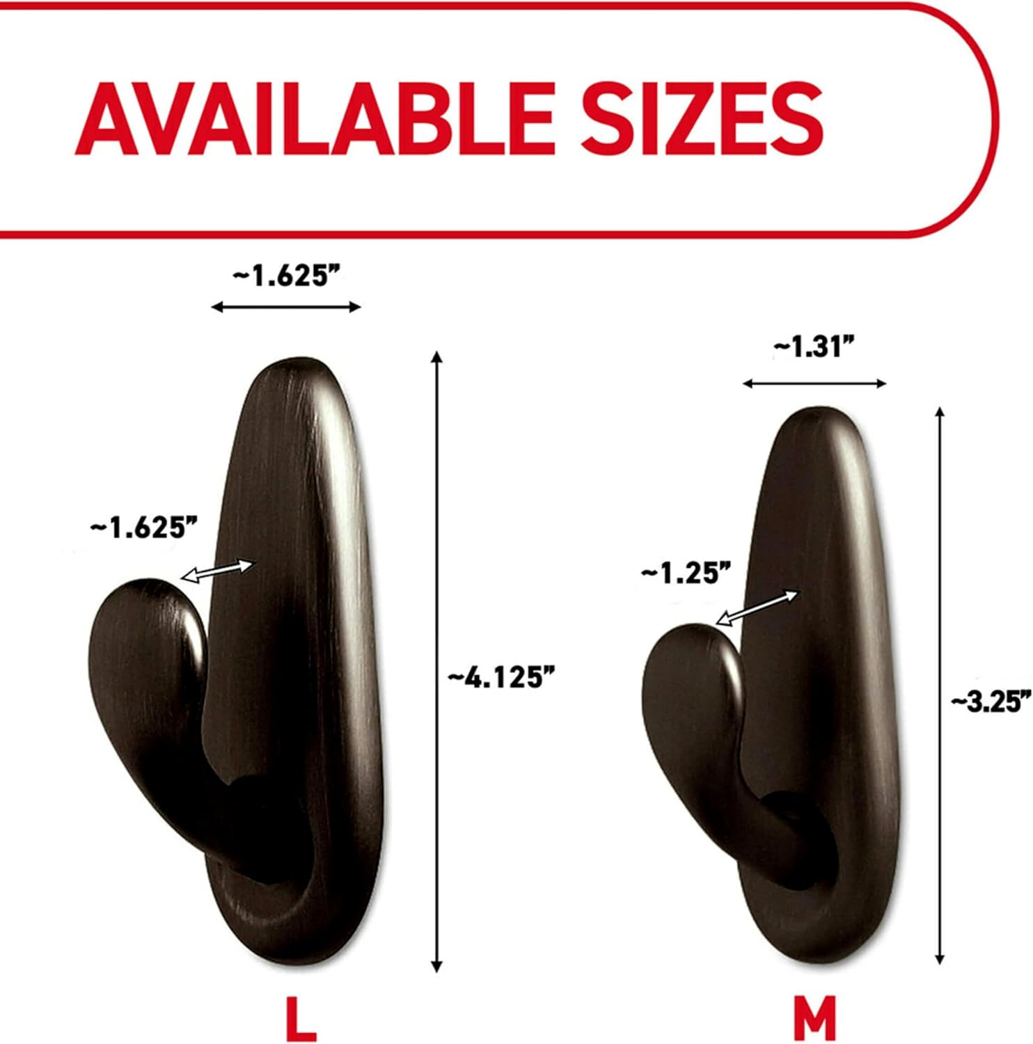 Command 5 LB Large Metal Hooks