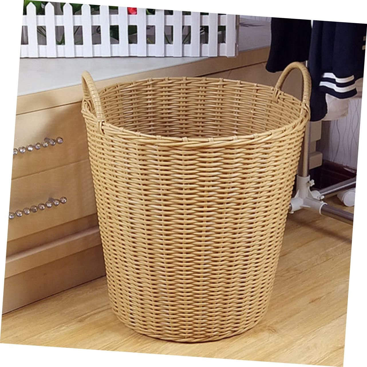 Sturdy Woven Laundry Basket